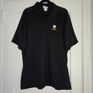 NFL Steelers Polo - Men's Large/X-Large - Black